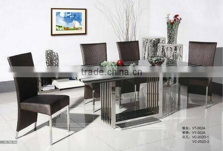VT-012A marble top dining table