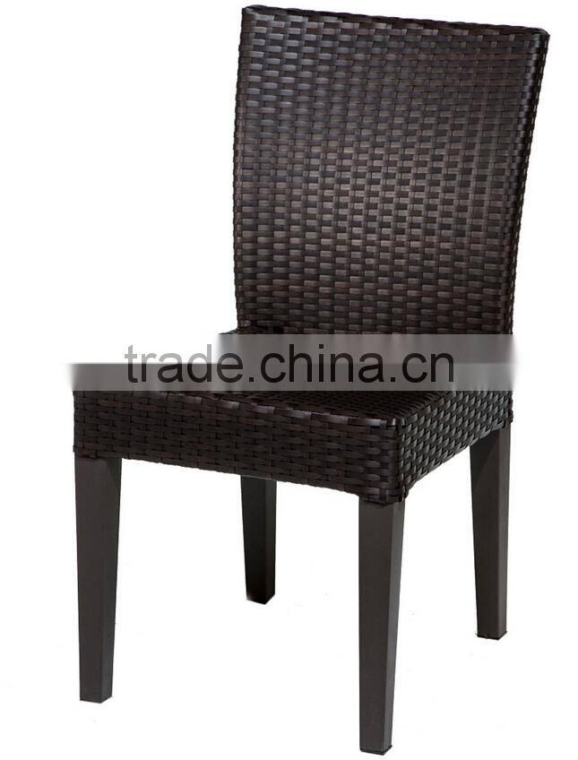 2017 Trade Assurance most popular outdoor Space Saving Restaurant used pe rattan garden table set designs