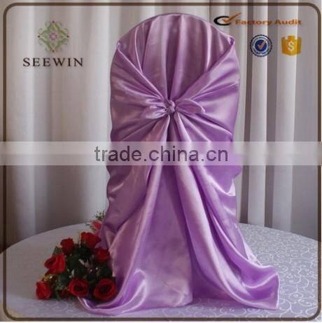 Home Textile colorful satin wrinkled chair cover