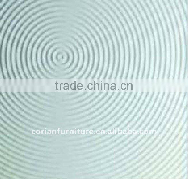 Design acrylic solid surfaces decorating wall