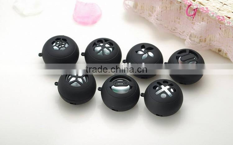 New gadget Christmas promotion gift portable laptop mini hamburger speaker