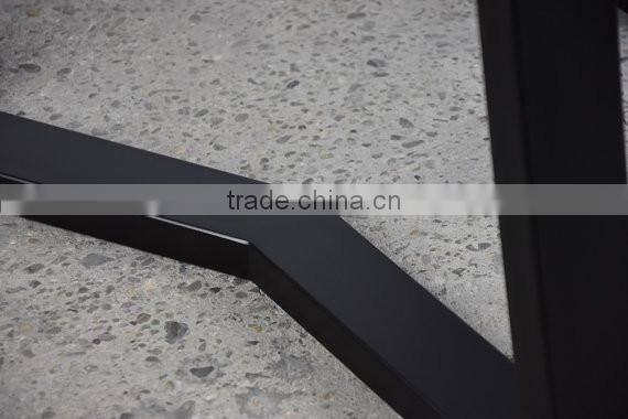 Resturant wooden coffee table iron black 15 inch metal bases,metal bench leg