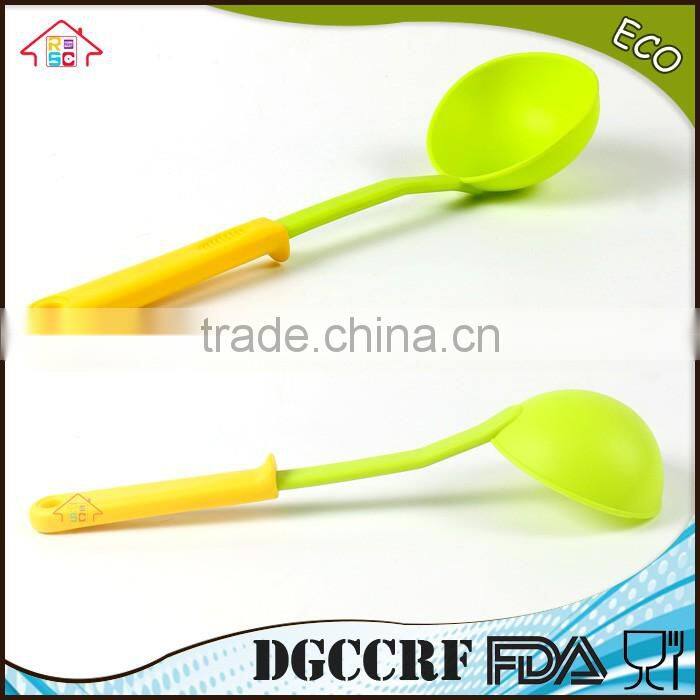 NBRSC set of 6 pieces Nylon kitchen utensil plastic cooking tools Ladle Slotted Strainer Spatula Spoon solid