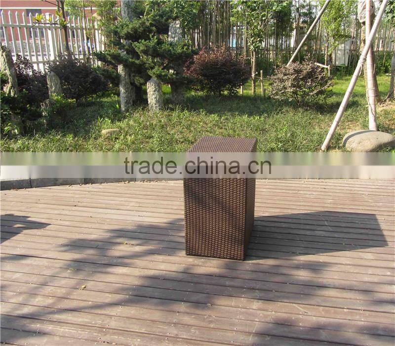 2015 3 Pics Romantic Anti-UV Outdoor Rattan Club Bar Set Furniture
