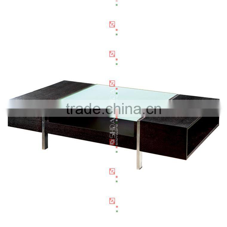 glass coffee table set, glass top coffee table set, tempered glass+high glossy MDF coffee table