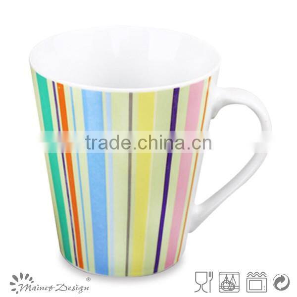 Ceramic new bone china decal printing 11oz coffee mug