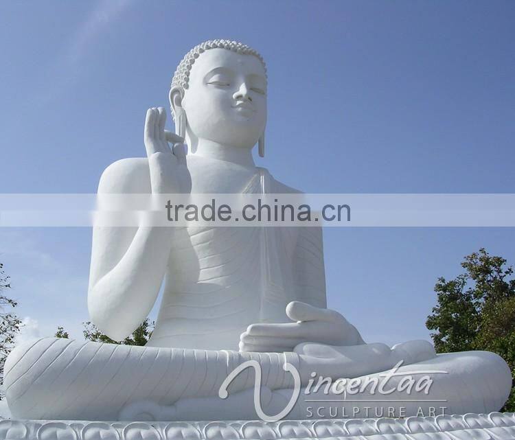 2015 high quality modern garden decor large stone buddha statue