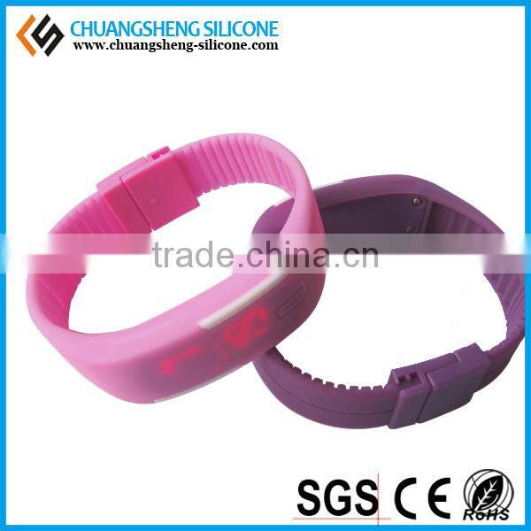 Factory price LED figures display silicone wristband