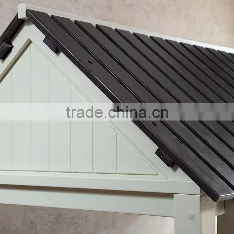 Antique European Style Kids Kingdom Little Cottage Shaped Pure White Children Bed BF11-02274d