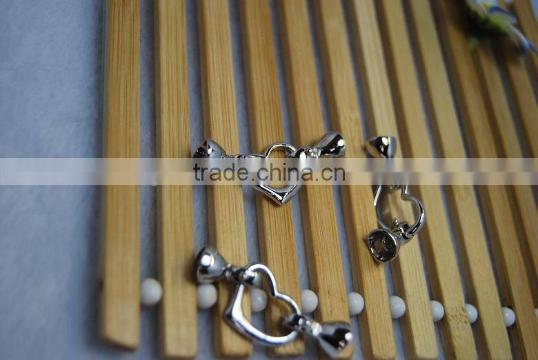 heart shape 925 sterling silver clasp
