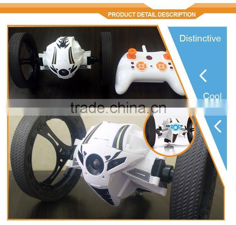 2.4GHz 4CH Intelligent Remote Control 1/10 Stunt Car RC Toys Kids Bounce Car Radio