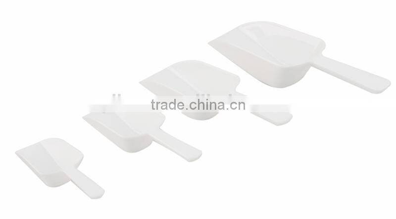 PS Hotsale White Nontransparent Cheap Plastic Ice Scoop