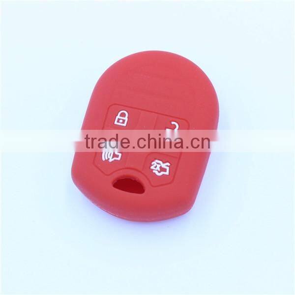 Funny silicone promotion gifts, 5 buttons silicone car key case shell for ford remote keys