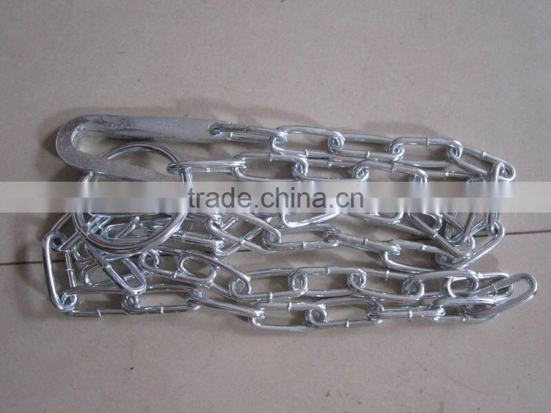Welded galvanized cow link chain