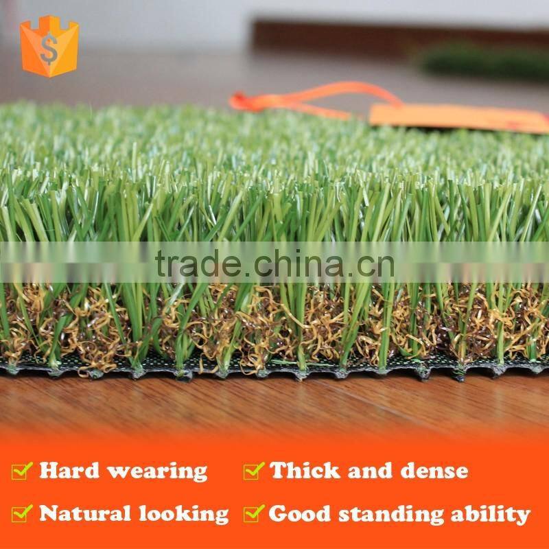 30mm height V shape high quality synthetic grass for home decoration
