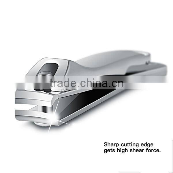 TOPCOM Perfect for Men & Women Nail Clippers 2 PCs Nail Cutter Set Sharpest Stainless Steel Fingernail + Toenail Set