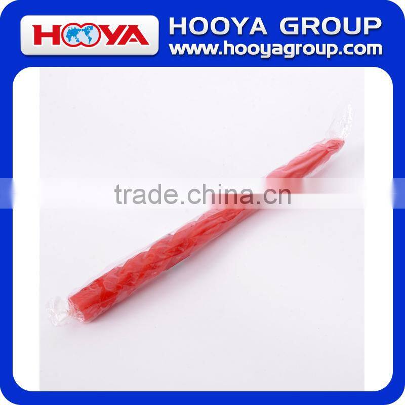 10inch 35g white/red cone candle stick