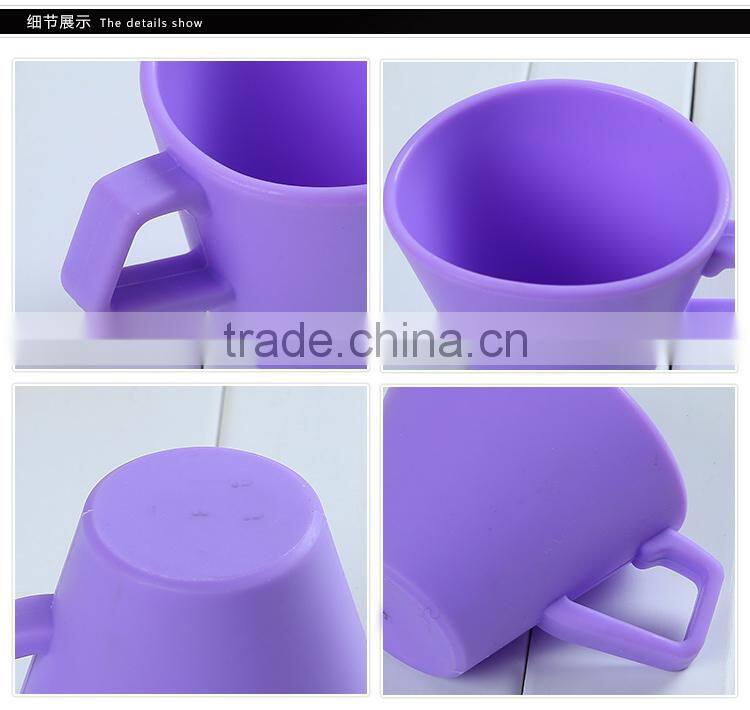 Best selling colorful silicone rubber drinking cup kids drinking cups