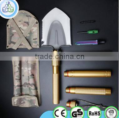 Wholesale car digging folding multifunctional shovel, folding shovel saw
