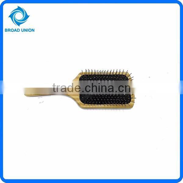 Wooden Handle Hair Brush Steel Needle Brush