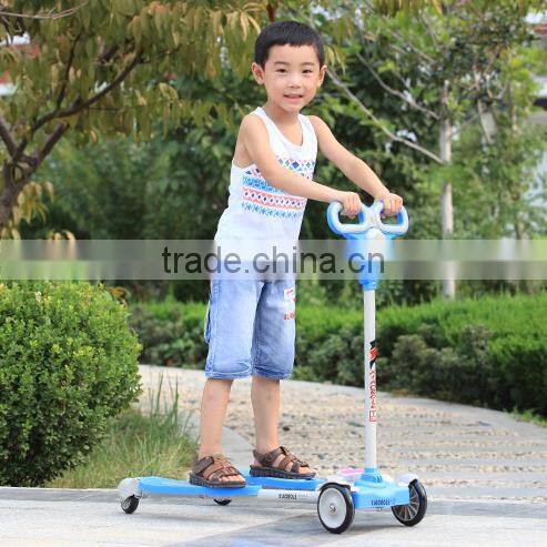 Factory direct supply kids 4 wheel kick scooter /scooter kids new model / widen pedal cheap kids scooter