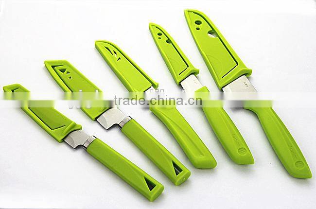Cheap Custom Professional traveling pocket knife,fruit knife with cover D-084A