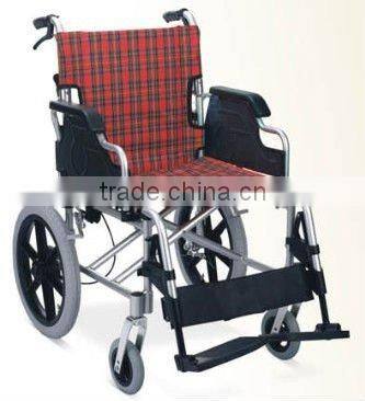 Aluminum Folding lightweight transit wheelchair