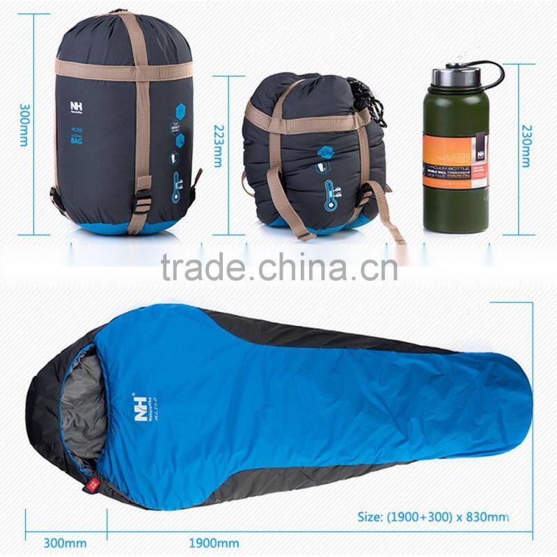 Outdoor Walking Hiking Warm Light weight Professional Mummy Sleeping Bag For Adult With Carry Bag