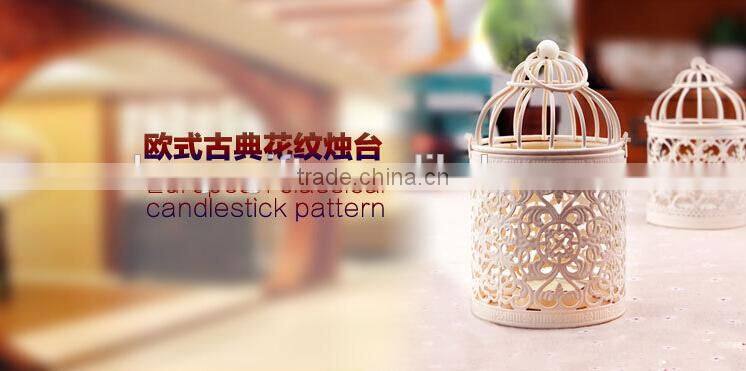 European Iron Candlestick Decorative Lantern Ornaments Creative Boutique