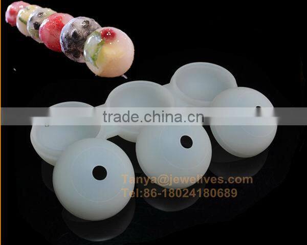 New coming clear ice cream ball,silicone ice ball mold
