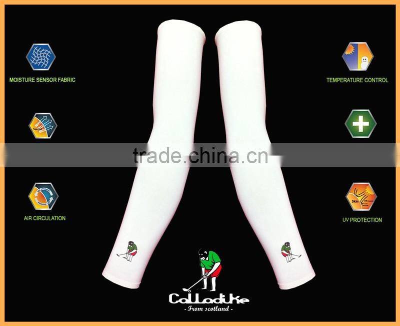 Custom logo for Anti-UV Dri-fri Sport Arm Sleeve