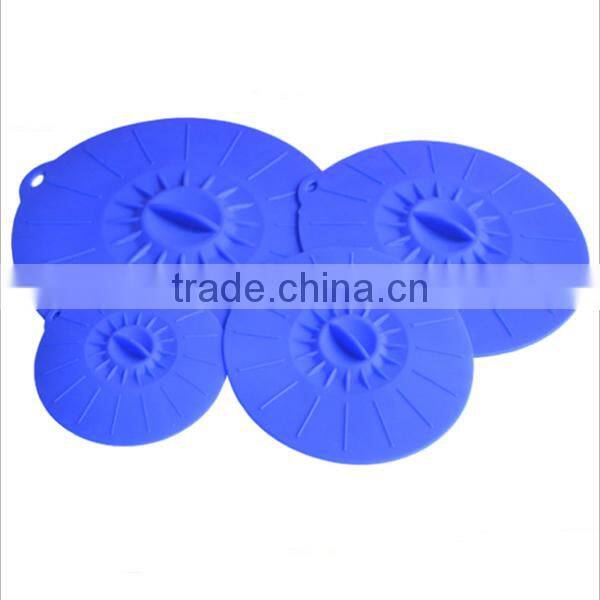 FDA Approved 4 Pack Set custom logo silicone bowl lids