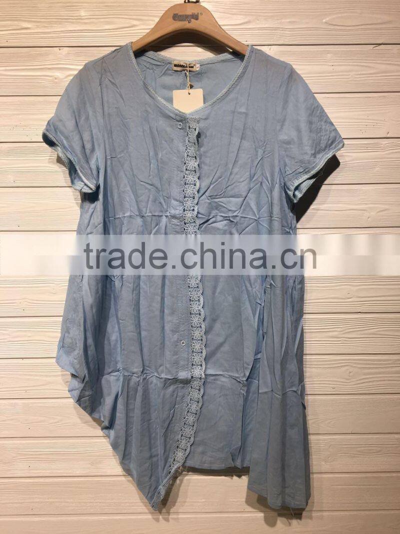 GZY wholesale summer bulk women thin cotton t-shirt