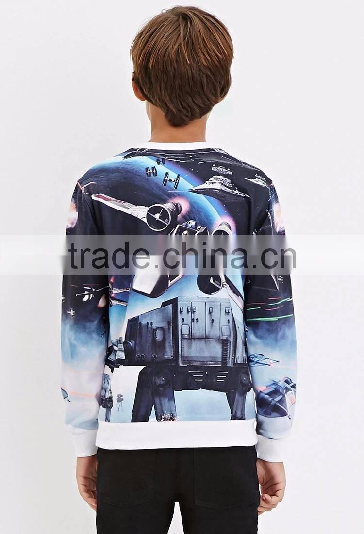 2016 best sell full digital printing kids hoodies for boy
