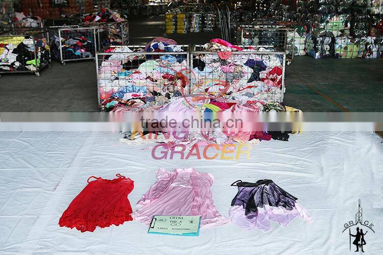 Factory Wholesale In Bales Girl Night dress used clothing new jersey style