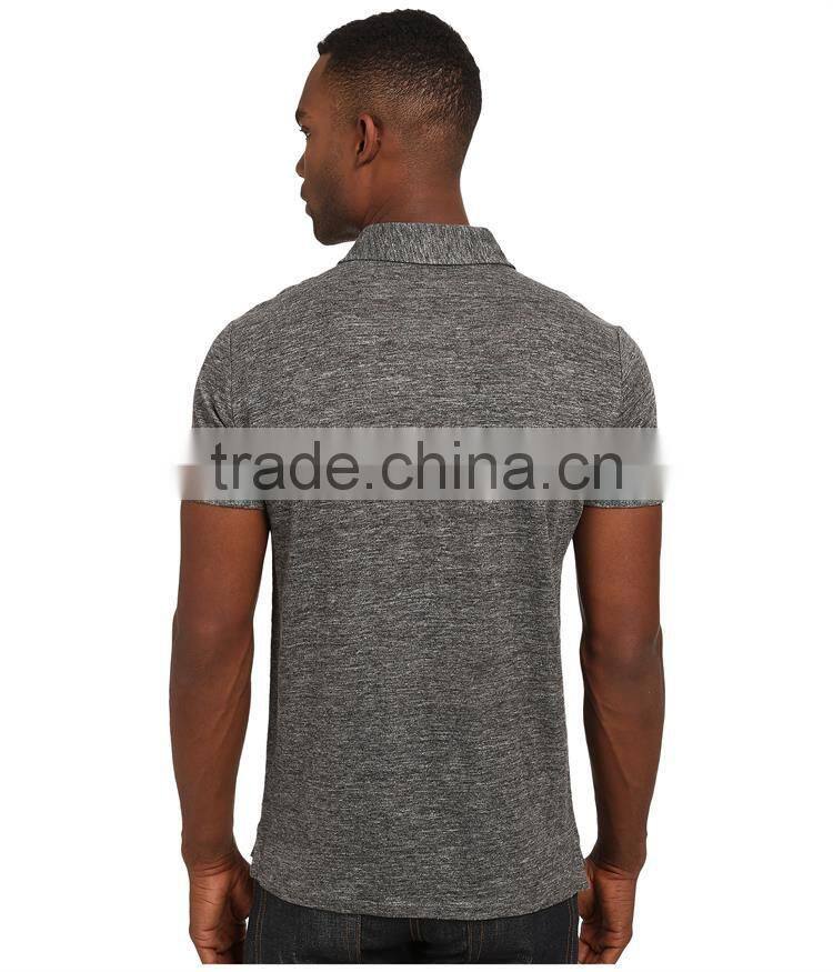 Custom high quality mens linen polo shirt polo, mens brand shirts polo