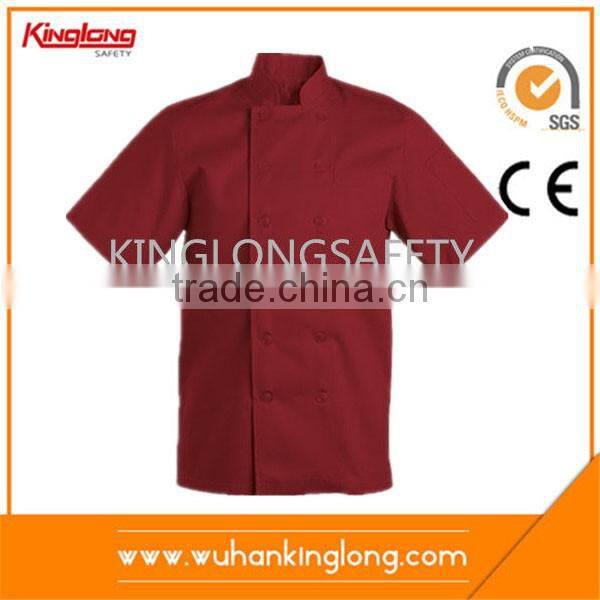 high quality cotton Stand collar Double-breasted sushi chef uniforms
