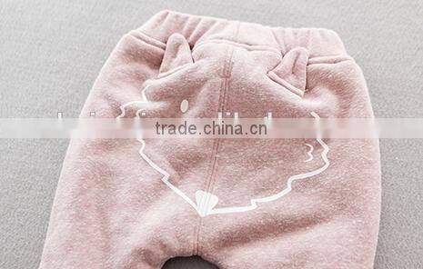 wholesale cheap customized warm lovely winter baby pants good quality fleece baby pants