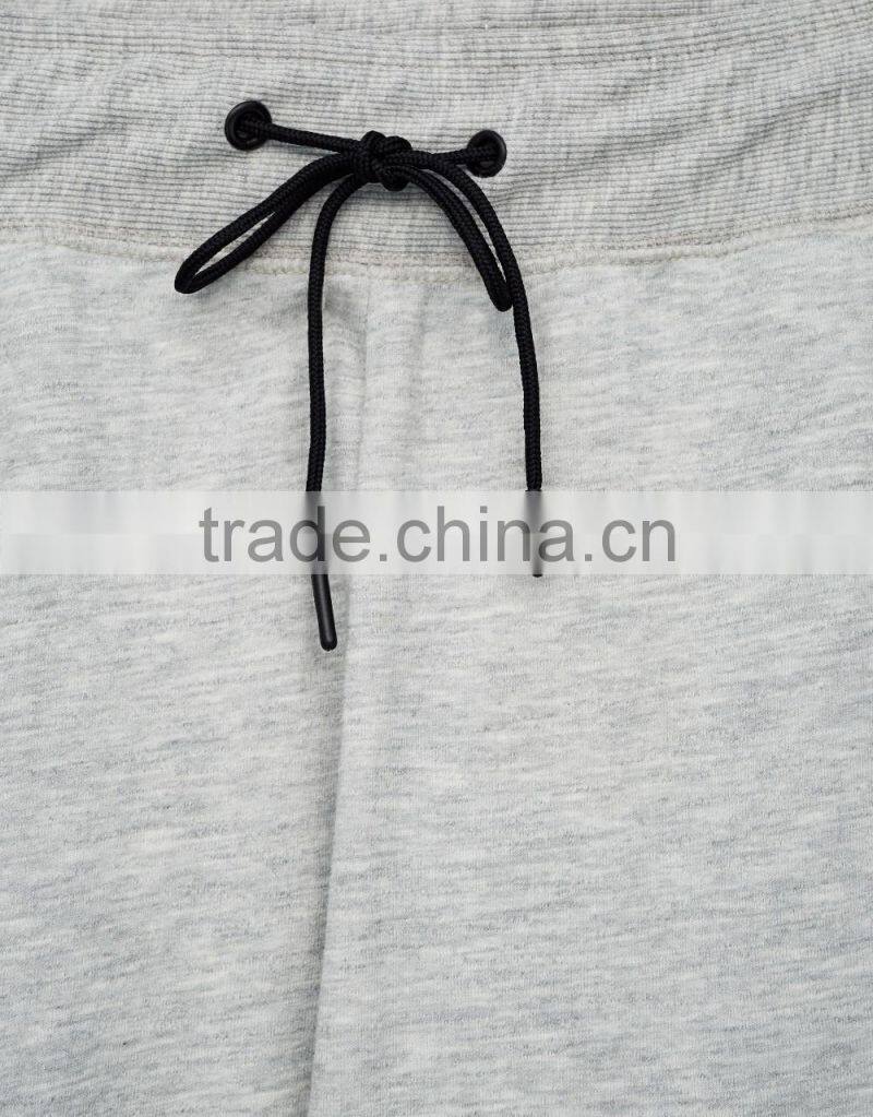 wholesale zipped cuffs zip side pockets mens sweat pants slim joggers