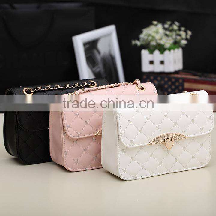 Korean Women Synthetic Leather Messenger Handbag Shoulder Bags Tote Purse SV003720#