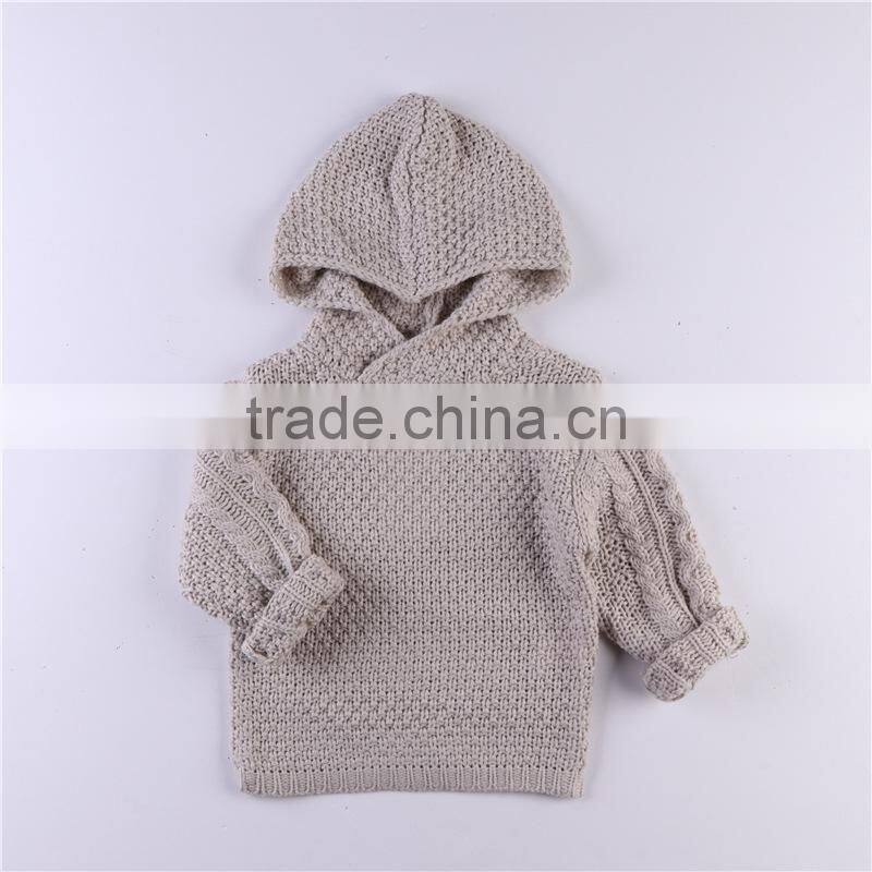 0-7 years 2017 New Wholesale Autumn Cotton Knitted Full Sleeves Baby Boys Girls Sweaters (pick size )