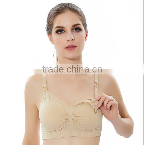 Cotton Seamless nursing bra for pregant woman OEM high quality