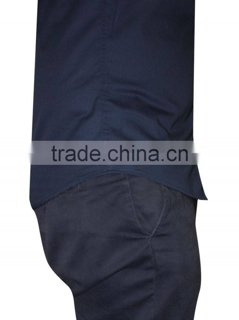 Navy Solid Shirt SH123