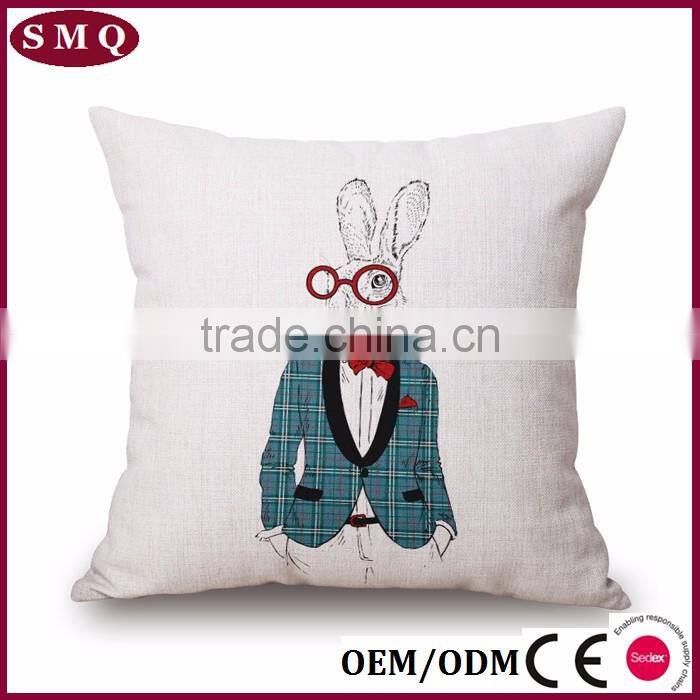 customized animal photo throw pillow cover