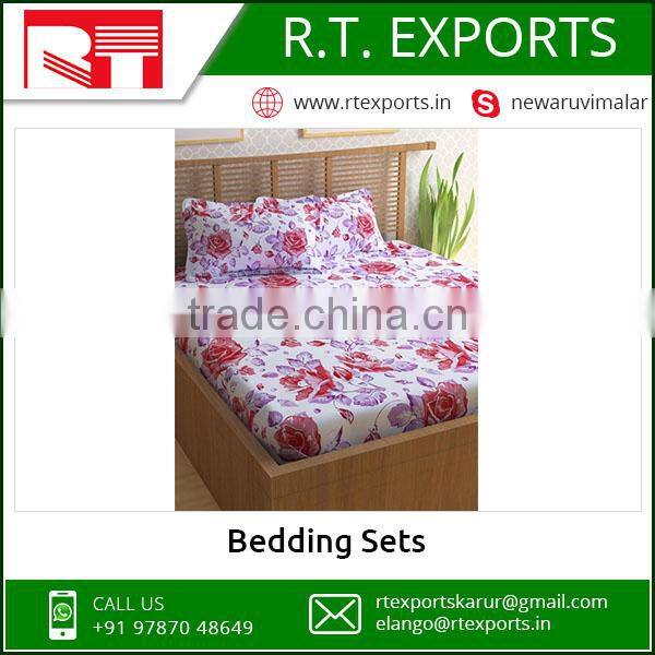 High Quality Indian 100% Cotton Bedding Sets with Cheap Price