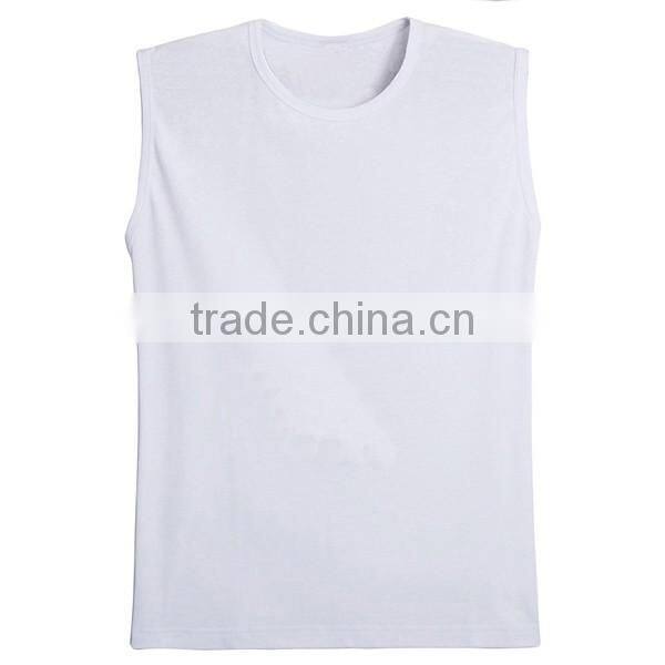 Custom Plain Dri-fit sleeveless t shirt for trainning T13351