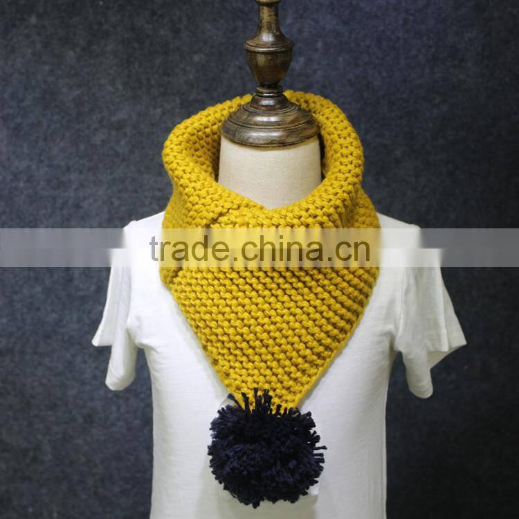 Fashion lovely all Acrylic soft comfortable small kitting children neckerchief