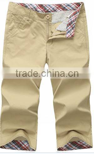 custom men short capri pants