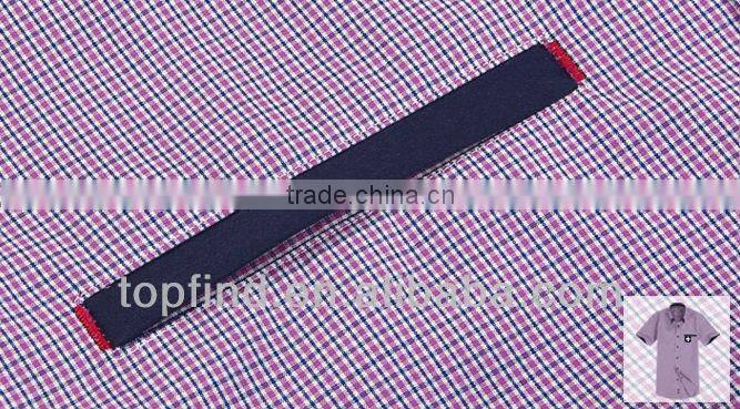 Fashion double button down collar fake pocket short sleeve shirt