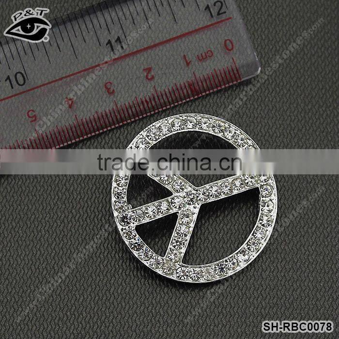 Rhinestone brooches cheap brooch for wedding invitation